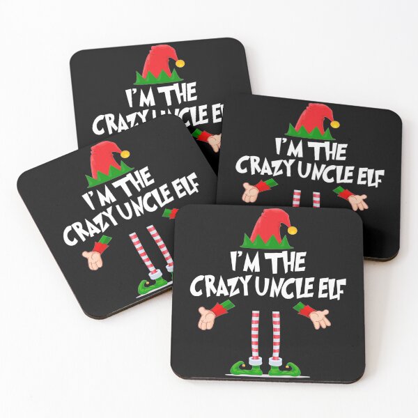 Item preview, Christmas Elf I_m The Crazy Uncle Elf Xmas Gift designed and sold by darcyselo.