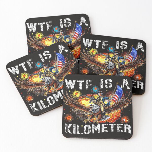 Item preview,  Retro Wtf Is A Kilometer Funny Patriotic American Freedom designed and sold by MistiWilliams9.