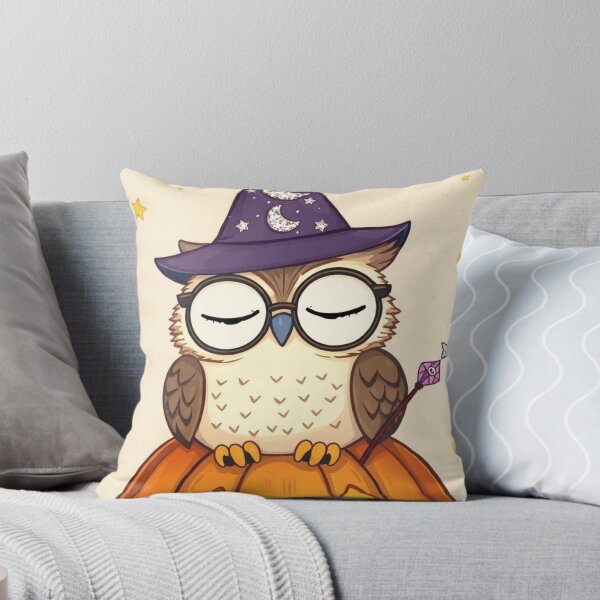 Item preview, Kawaii Halloween Owl | Cute Witch Owl on Pumpkin T-Shirt designed and sold by ArmaanArts.