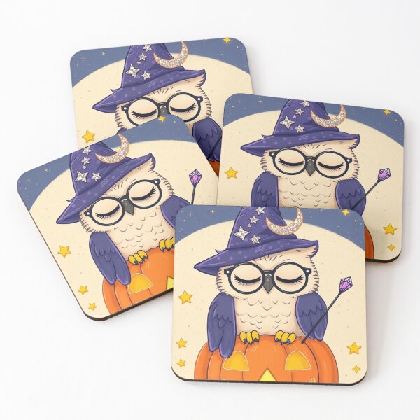 Item preview, Adorable Witch Owl on Pumpkin | Spooky Cute Halloween T-Shirt designed and sold by ArmaanArts.