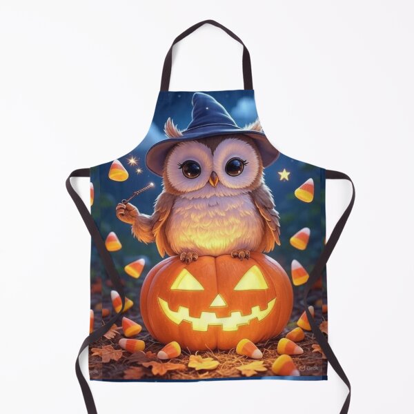 Item preview, Magical Owl on Pumpkin | Cute Kawaii Halloween Night T-Shirt designed and sold by ArmaanArts.