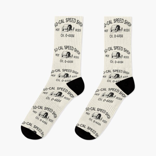 Item preview, So-Cal speed shop hot rods - black print designed and sold by retropetrol.