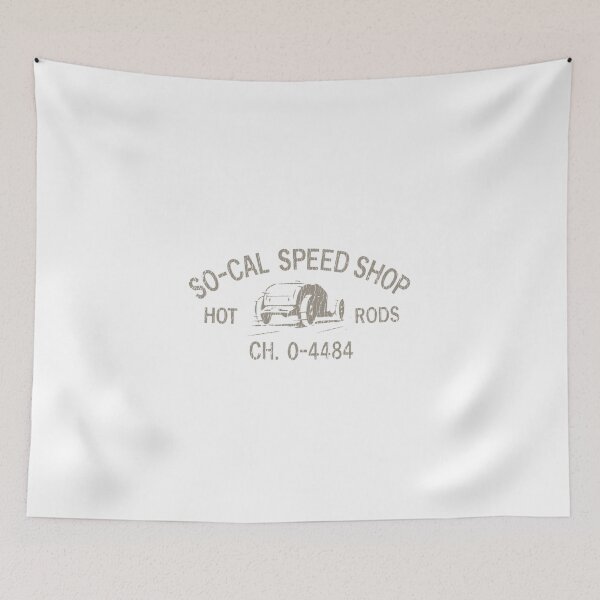 Item preview, So-Cal speed shop hot rods - aluminum print designed and sold by retropetrol.