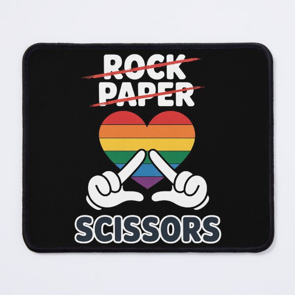 Item preview, Lesbian Pride Flag Rock Paper Scissors Lesbian Pride designed and sold by Charidana.