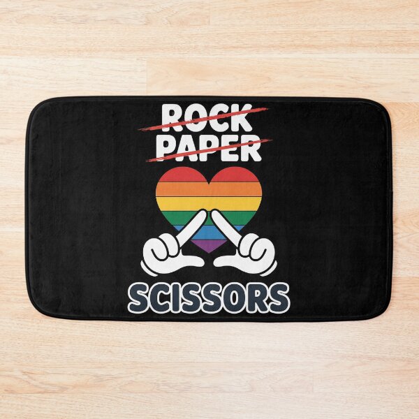 Item preview, Lesbian Pride Flag Rock Paper Scissors Lesbian Pride  designed and sold by Charidana.