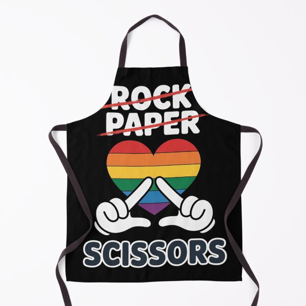 Item preview, Lesbian Pride Flag Rock Paper Scissors Lesbian Pride designed and sold by Charidana.