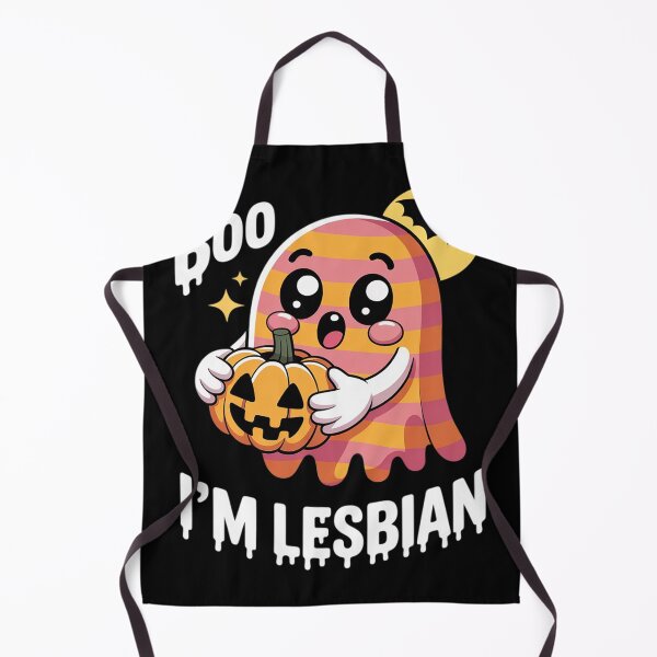 Item preview,  LGBT Gay Halloween Costumes Ghost Boo I'm Lesbian Flag  designed and sold by Charidana.