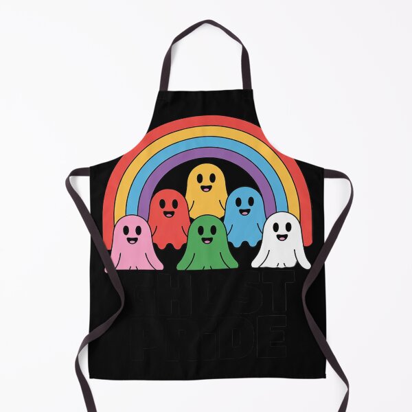Item preview,  LGBT Gay Pride Halloween Rainbow Flag Cute Ghosts  designed and sold by Charidana.
