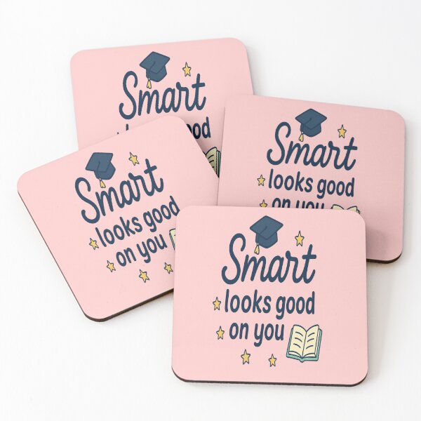 Item preview, Smart Looks Good on You – Fun Cartoon Student Design designed and sold by ArthUpscale.