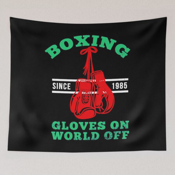 Item preview, Boxing-Since-1985-Gloves-On-World-Off designed and sold by aalandkab.