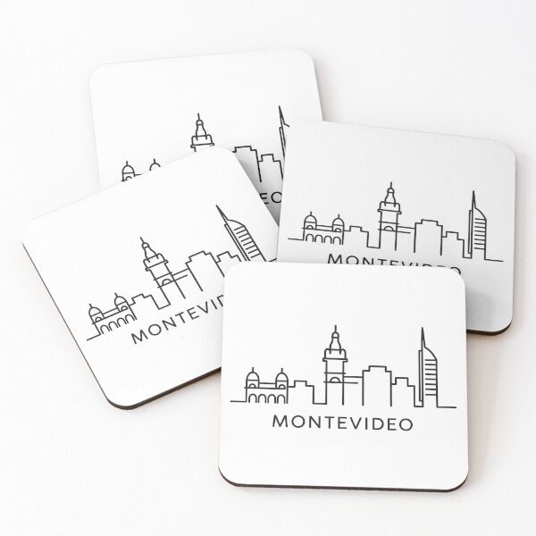 Item preview, Montevideo Skyline Minimal designed and sold by urudesign.