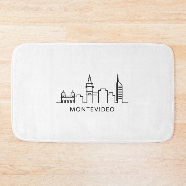 Item preview, Montevideo Skyline Minimal designed and sold by urudesign.