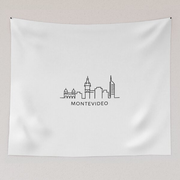 Item preview, Montevideo Skyline Minimal designed and sold by urudesign.