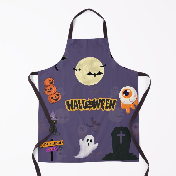 Item preview, Halloween Elements Bundle - Cute Ghost, Pumpkin, Bats & Eyeball Party Art designed and sold by Origin-of-heart.