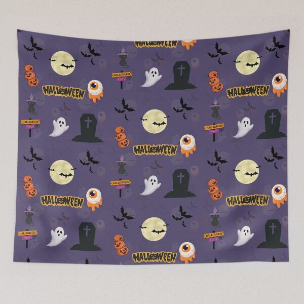 Item preview, Halloween Elements Bundle - Cute Ghost, Pumpkin, Bats & Eyeball Party Art designed and sold by Origin-of-heart.