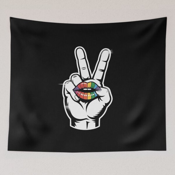 Item preview, Masc Lesbian Stuff Tongue Rainbow Gay Pride Ally LGBTQ  designed and sold by Charidana.