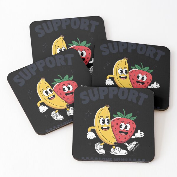 Item preview, Pride Support Your Fruity Friend LGBTG Gay Lesbian  designed and sold by Charidana.