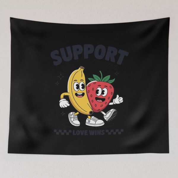 Item preview, Pride Support Your Fruity Friend LGBTG Gay Lesbian  designed and sold by Charidana.