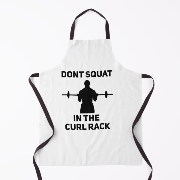 Item preview, Don't Squat in the Curl Rack designed and sold by LargeCanvas.