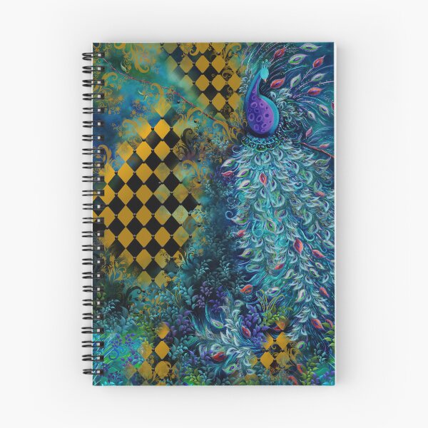 Item preview, Elegant Peacock -Harlequin Print-Juleez designed and sold by Juleez.