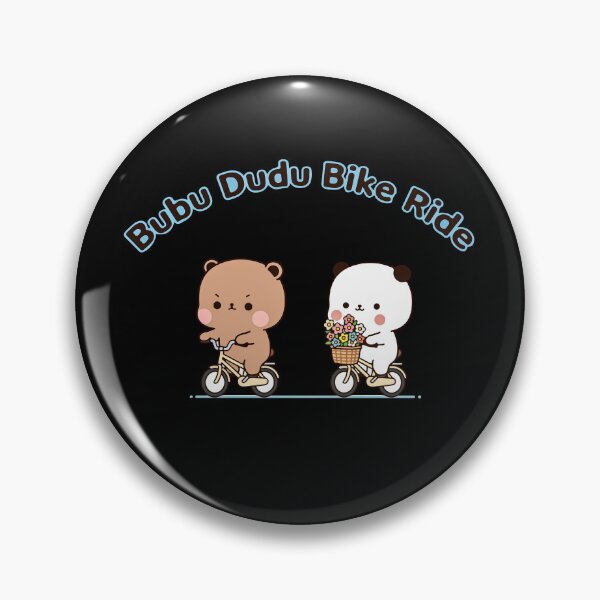 Item preview, BUBU DUDU : bike ride Adorable Engagement Art | Kawaii Wedding Decor designed and sold by FEBRICAST.