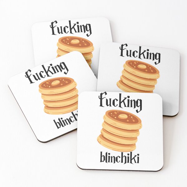 Item preview, Humorous Fucking Blinchiki Quote designed and sold by Nomuradi.
