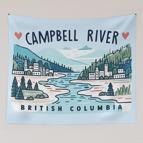 Item preview, Campbell River BC Canada  designed and sold by HowToCanadian.