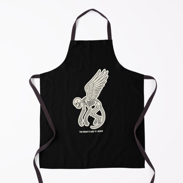 Item preview, Monkey Gone to Heaven Skeleton with Wings – Surreal Minimalist Artwork designed and sold by lapart.