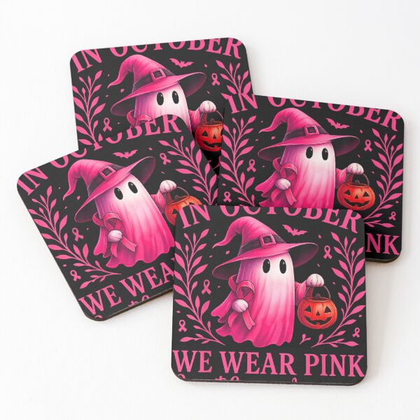 Item preview, Breast Cancer Women Halloween in October We Wear Pink designed and sold by ThomasHuntsberr.