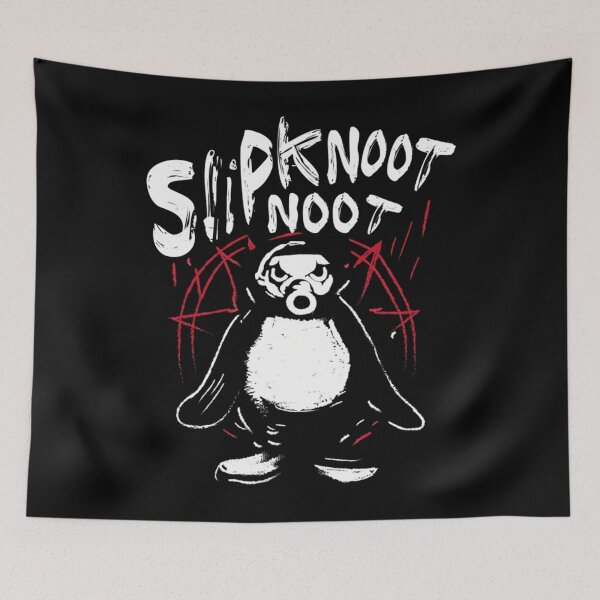 Item preview,  Slipknoot Noot Penguin Death Metal Goth Hard Rock designed and sold by NealKozey.