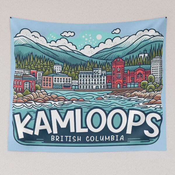 Item preview, Kamloops BC Canada  designed and sold by HowToCanadian.