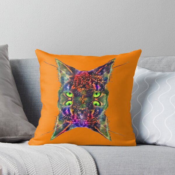 Item preview, Artificial neural style Space galaxy mirror cat designed and sold by blackhalt.