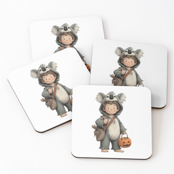Item preview, Cute Child in Koala Costume – Trick-or-Treat Halloween Illustration designed and sold by Art of Ngu.