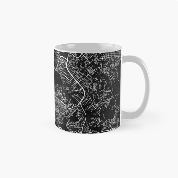 Item preview, Viña del Mar City Map of Chile - Dark designed and sold by deMAP.