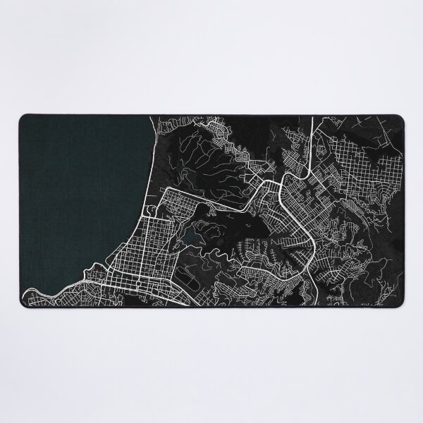 Item preview, Viña del Mar City Map of Chile - Dark designed and sold by deMAP.