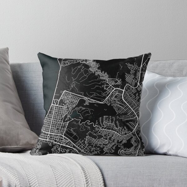 Item preview, Viña del Mar City Map of Chile - Dark designed and sold by deMAP.