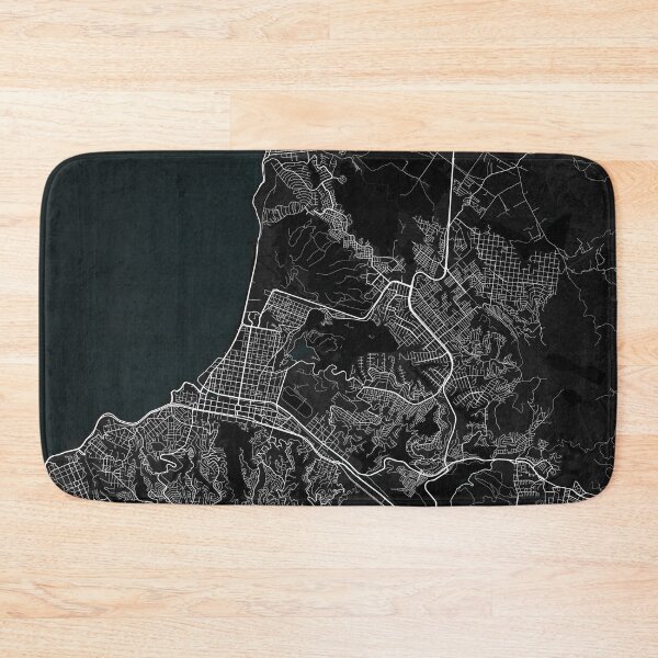 Item preview, Viña del Mar City Map of Chile - Dark designed and sold by deMAP.