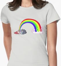 Gravity Falls Puking Gnome Women's Fitted T-Shirt
