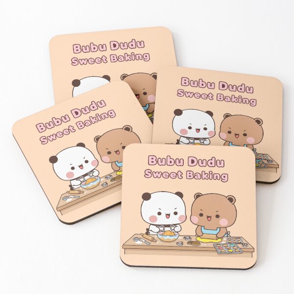 Item preview, BUBU DUDU : SWEET BAKING  FUN Adorable Engagement Art | Kawaii Wedding Decor designed and sold by FEBRICAST.