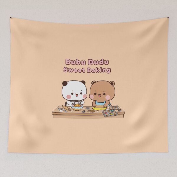 Item preview, BUBU DUDU : SWEET BAKING  FUN Adorable Engagement Art | Kawaii Wedding Decor designed and sold by FEBRICAST.