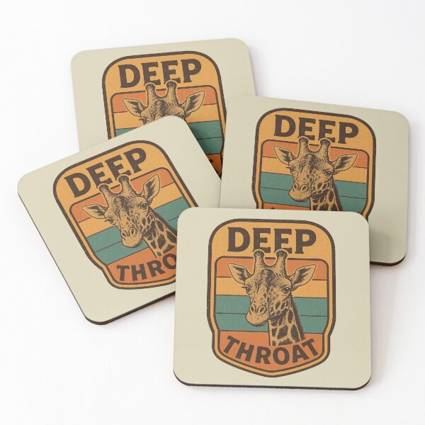 Item preview, Deep Throat – Funny Giraffe Pun designed and sold by hangmeart.