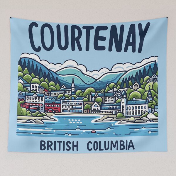 Item preview, Courtenay BC Canada  designed and sold by HowToCanadian.