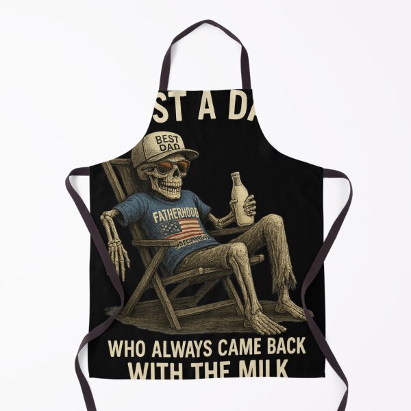 Item preview, Just A Dad Who Always Came Back With The Milkfunny Daddad Jokeskeleton designed and sold by KeitronWillia.