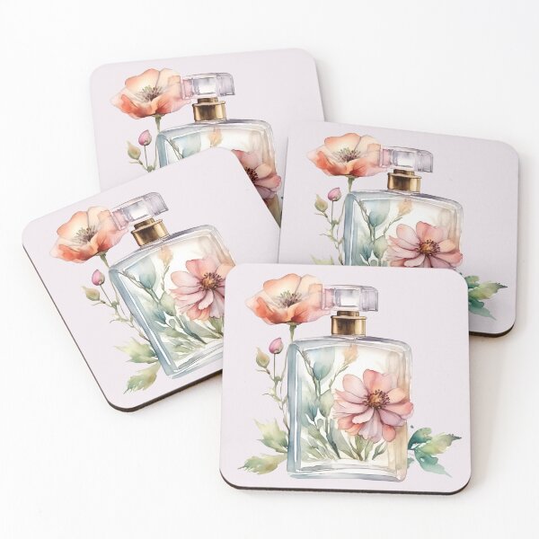Item preview,   Perfume Bottle Watercolor,Flowers Perfume, Perfume, Paris, Flowers  Watercolor,  Hydrangea designed and sold by KolorellaS.