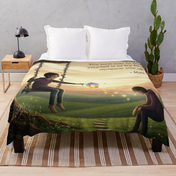 Item preview, Whimsical Kindness: Mark Twain Quote Art designed and sold by DesignHavenCo.
