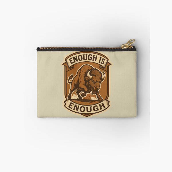 Item preview, Enough is Enough – Bold Retro Buffalo designed and sold by hangmeart.