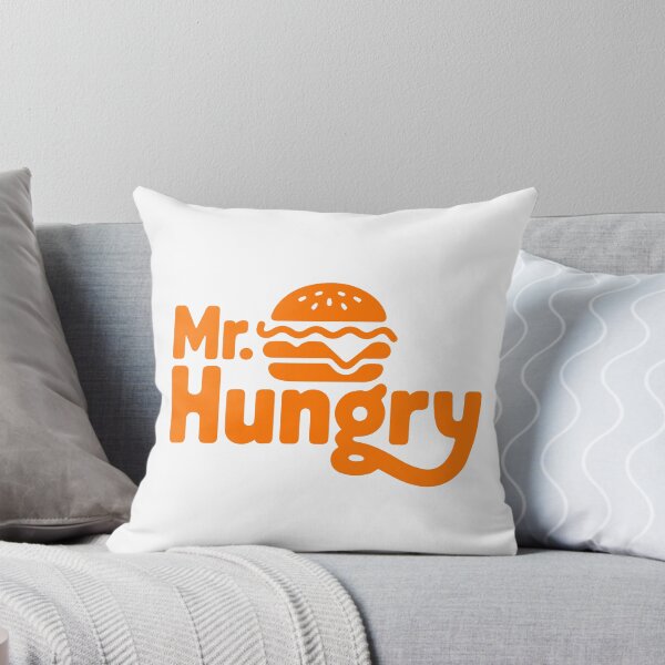 Item preview, Mr. Hungry Burger Logo Retro Fast Food Typography Icon in Bold Orange Vector designed and sold by NArtdesigns.
