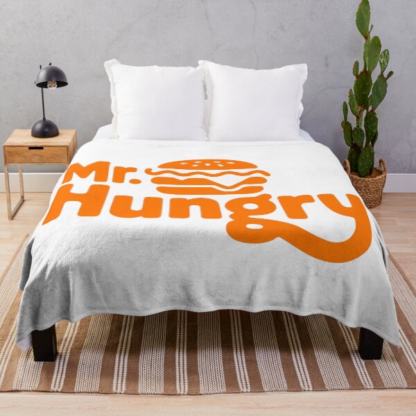 Item preview, Mr. Hungry Burger Logo Retro Fast Food Typography Icon in Bold Orange Vector designed and sold by NArtdesigns.