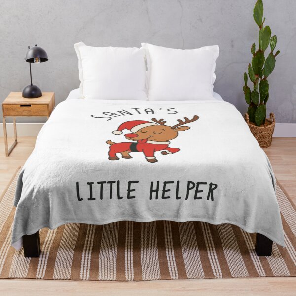 Artikelvorschau, Santa's Little Helper Lustiges Rentier-Weihnachts-T-Shirt entworfen und verkauft von DavidTeeStudio.