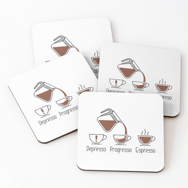 Item preview, Depresso, Progresso, Espresso - Coffee Loading designed and sold by oops-I-drew-again.